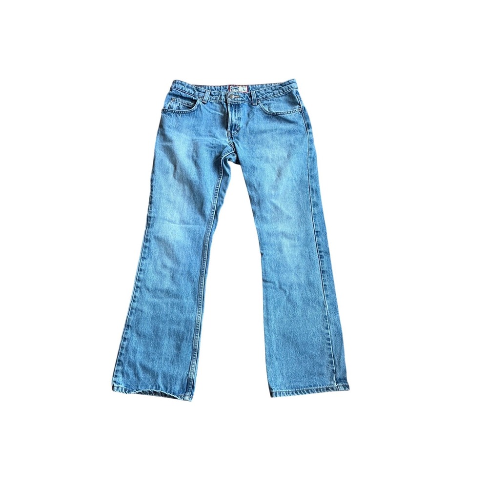 Vintage Old Navy Blue Jeans Medium Wash Straight Leg Denim 32x29 90s Y2K Mens